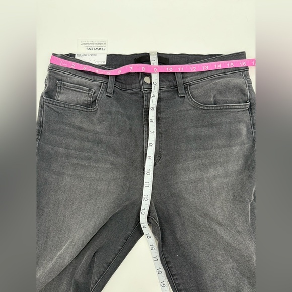 JOE’S JEANS THE MOLLY PETITE HIGH RISE FLARE IN BLACK NWT - Picture 9 of 10
